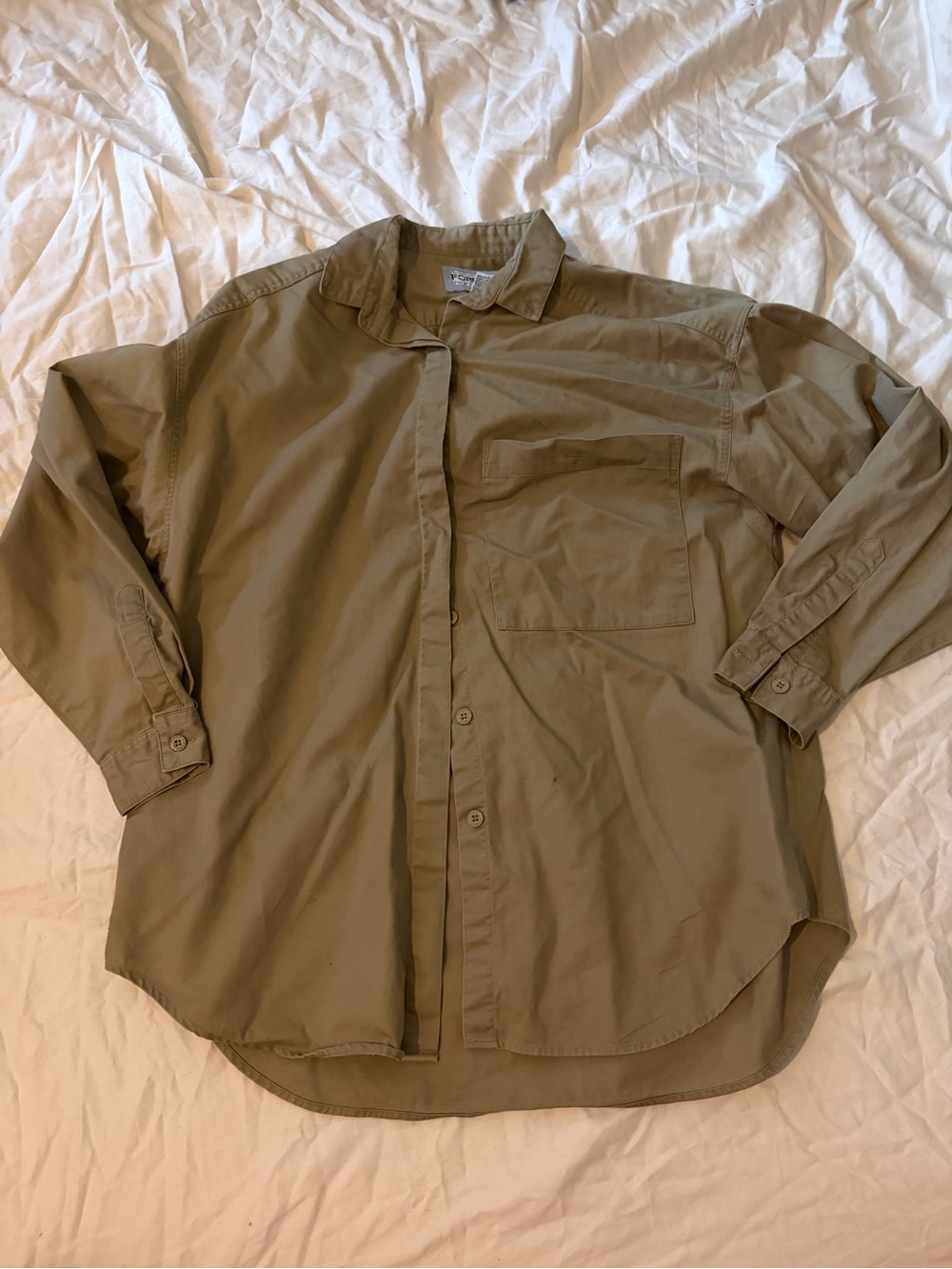 Vintage Forenza Khaki Button Up Shirt